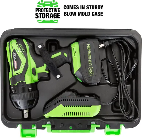 Vista 6 de OEMTOOLS 24481 Llave de impacto (uso pesado, llave de 1/2 pulgadas. de ion de litio), 1 unidad