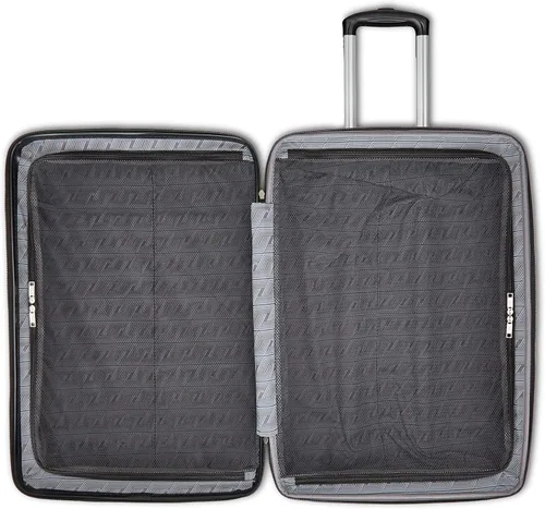 Vista 4 de Samsonite Evolve Se Hardside Equipaje expandible con ruedas giratorias dobles, negro ( Bass Black ), Evolve Se Hardside - Equipaje expandible