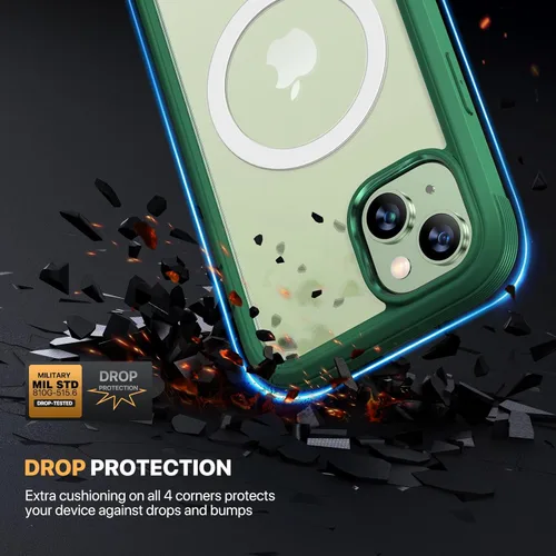 Vista 300 de DIACLARA - Funda transparente compatible con iPhone XR 6.1 pulgadas 2018