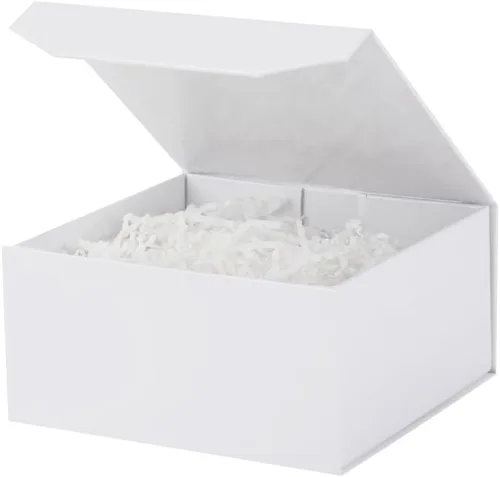 Vista 66 de 5 cajas de regalo rosa con cinta de 9.5 x 7 x 4 pulgadas, caja de regalo resistente con tapa para embalaje de regalo, cajas de almacenamiento