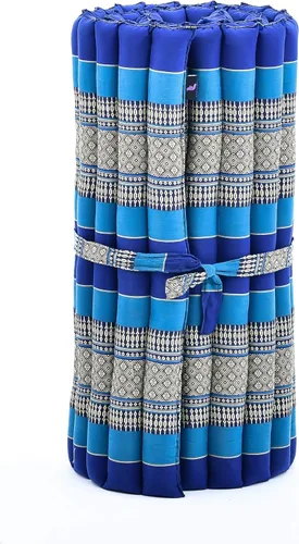 Vista 132 de Leewadee colchón tailandés enrollable para cama de invitados, tapete de yoga, para masaje tailandés, ecológico, orgánico y natural.