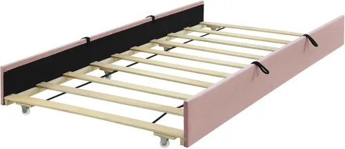 Vista 42 de SOFTSEA Cama de plataforma tapizada tamaño Queen con cajón de almacenamiento, marco de cama tapizado con cabecera con respaldo de alas, soporte