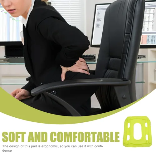 Vista 9 de Almohadas de sofá, almohadas de dona, cojín inflable para coxis, almohadilla antidecúbito para hemorroides, úlceras de cama, almohada verde