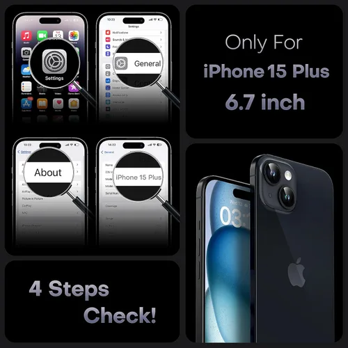 Vista 1247 de TOCOL Funda para iPhone 11, compatible con Magsafe, protección completa de cámara, imanes integrados, protección contra caídas, funda translúcida