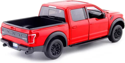 Vista 2 de Motormax 79344RD 1: 27 W/B - Ford F-150 Raptor 2017, rojo