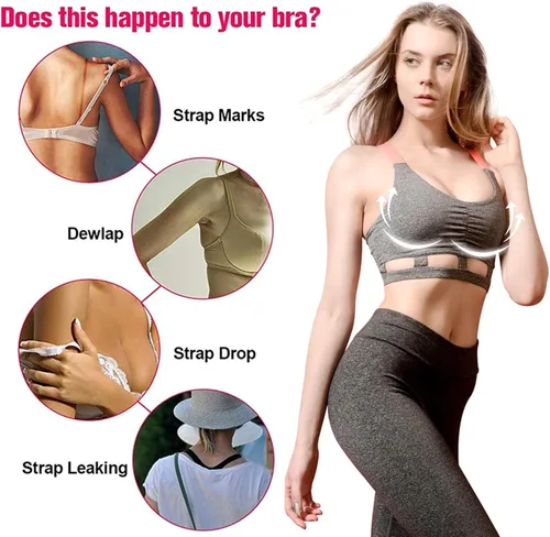 Vista 4 de Sticky Bra,Breast Lift Tape Adhesive Bra Push Up Invisible Strapless Backless Silicone Bra Reusable for Women