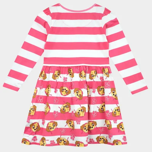Vista 2 de Paw Patrol Vestido Vestido de algodón suave para niñas Vestidos Skye