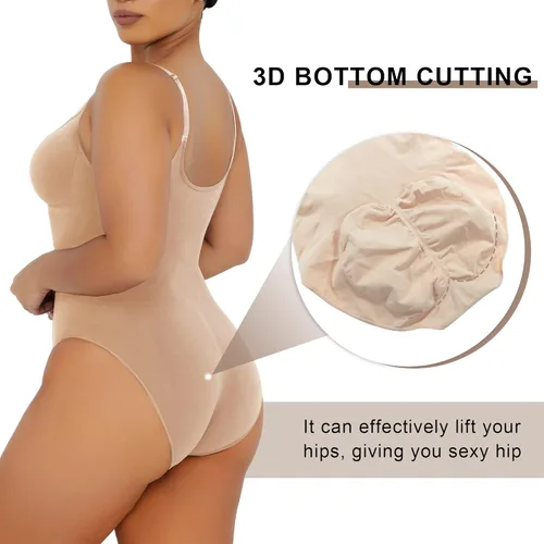 Vista 6 de YIANNA Body de escultura para mujer moldeador de cuerpo sin costuras con control de abdomen