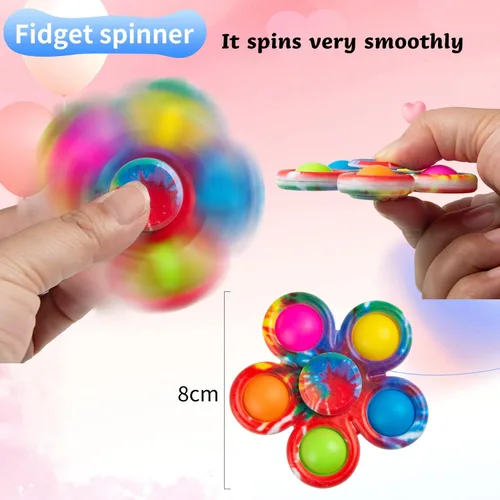 Vista 5 de Muñecas de bebé Reborn Biberones, chupetes y pañales y Fidget Spinner Accesorios para muñecas de bebé, juego de 5 piezas para muñecas de bebé recién