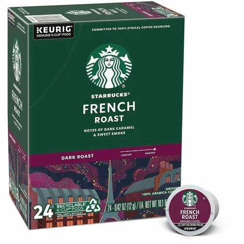 Vista 19 de Starbucks Dark Roast K-Cup Coffee Pods - Sumatra para Keurig Brewers - 24 unidades, paquete de 4