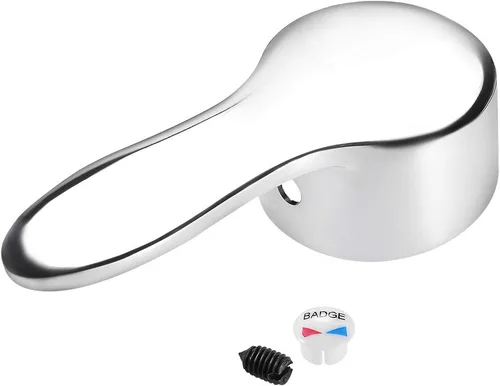uxcell Manija de palanca de grifo, cartucho de 1.378 in Kit de manija de palanca de metal de repuesto universal