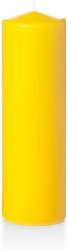 Vista 42 de yummi Velas redondas de pilar de lavanda de 3 x 6 pulgadas - 3 por paquete