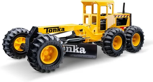 Vista 11 de Tonka Steel Classics Mighty Mezcladora de Cemento - Fabricada con Acero y Plástico Resistente, Camión de Construcción de Juguete Amarillo, Niños