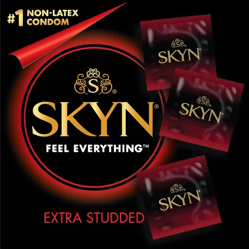 Vista 12 de SKYN Excitation - Preservativos lubricados sin látex, 12