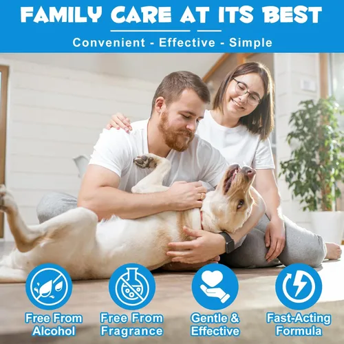 Vista 5 de PetHeal - Gotas para orejas para perros y gatos, 2.0 fl oz, 1% de hidrocortisona y fórmula de micro plata