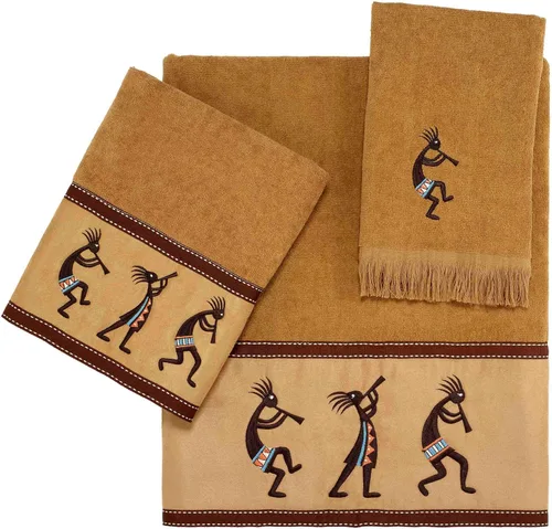 Vista 7 de Avanti Linens - Toalla de dedos, toalla de algodón 100% suave y absorbente, decoración floral para el hogar (jardín de primavera)