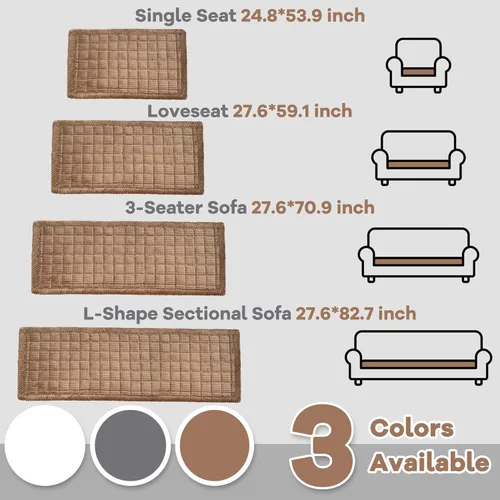 Vista 5 de Funda protectora para sofá de perro lavable, manta para cama de perro antideslizante lavable a máquina, manta grande para perros, fundas para sofás