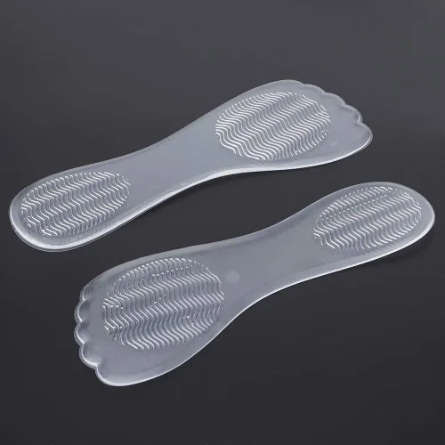 Vista 7 de Fydun 2 Pairs of 34 Foot Pads, Transparent Silicone Massage Shockproof High Heel Insoles Wide Range of Uses