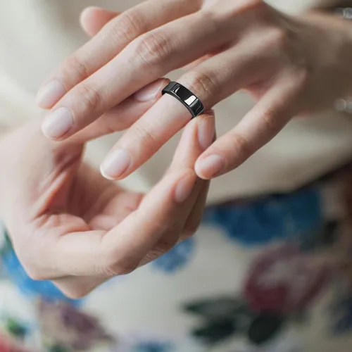 Vista 8 de Kit de medición de anillos inteligente - 8 tamaños (6-13) para hombres y mujeres - Herramienta de medición precisa para anillos inteligentes