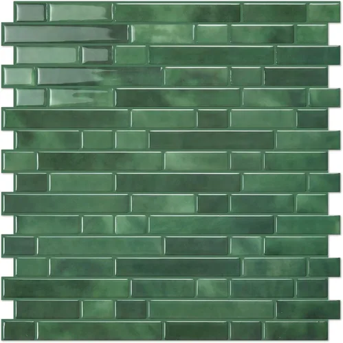 Vista 14 de STICKGOO Azulejos Adhesivos de Diseño Más Grueso para Protector contra Salpicaduras, 12"×12" Azulejos Adhesivos para Protector de Cocina, Azulejos
