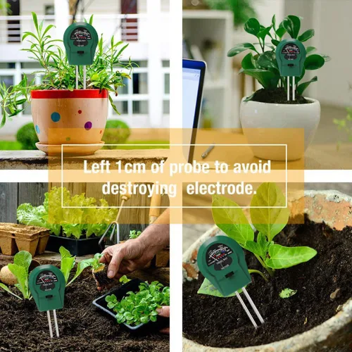 Vista 7 de Medidor de PH, medidor TDS PPM y medidor de humedad del suelo 3 en 1, kit digital de laboratorio de alta precisión PH/EC [actualizado] para agua