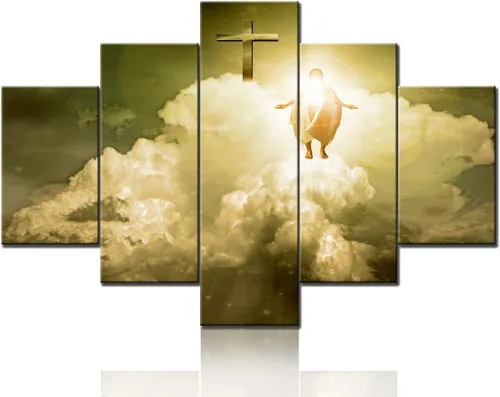 Vista 131 de TUMOVO Jesús Christian - Pintura sobre lienzo de 5 piezas