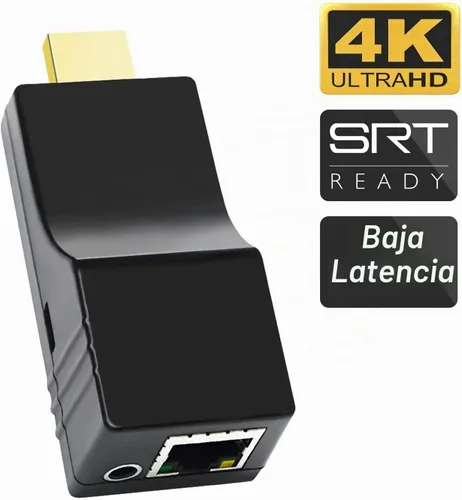 Vista 2 de DDMALL Decodificador video HD de HDMI, decodificador H.265 H.264 SRT para decodificar la cámara y codificador de la corriente del IP, modelo HDD-10