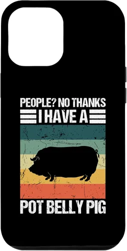 Vista 6 de iPhone 15 Pot Belly Pig Toys Food Supplies Pot Belly Pig Owner Case