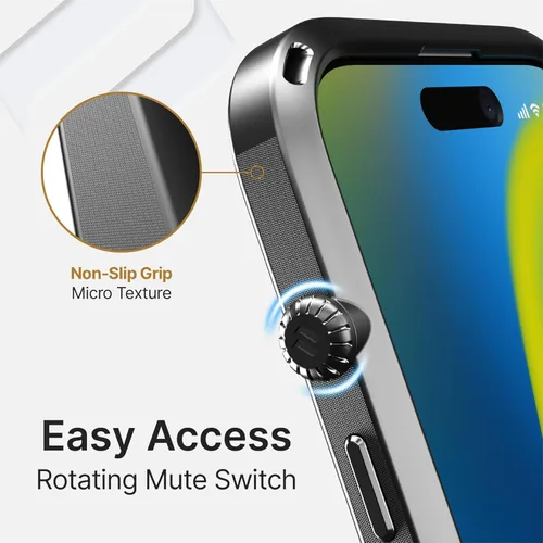 Vista 7 de Catalyst Influence - Funda para iPhone 14 Plus, compatible con MagSafe, a prueba de caídas, resistente a las huellas dactilares, audio 30% más