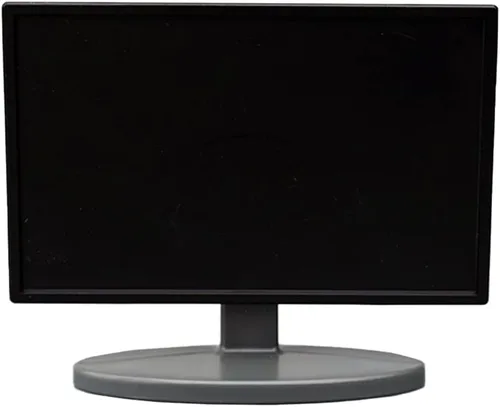 Vista 2 de Toyvian Mini modelo de TV de 3.14 x 2.55 x 0.78 pulgadas, accesorio de muebles de casa de muñecas, televisión de simulación de plástico para muñecas