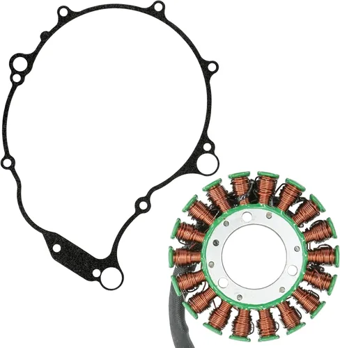 Vista 7 de Caltric Estator y junta compatibles con Yamaha Raptor 660R Yfm660R 2001 2002 2003 2004 2005 ATV Nuevo