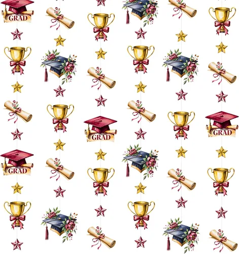 Vista 21 de Decoraciones de fiesta de arco iris, nube 3D, círculo, puntos, estrella, luna, rayo, guirnalda colorida para cumpleaños, baby shower, boda