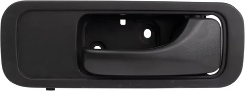Vista 104 de TRQ Manija de puerta interior delantera izquierda cromada y negra para el lado del conductor compatible con Ford F-150 2012-2014