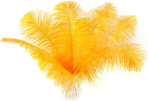 Vista 18 de Soarer Plumas de avestruz beige a granel, 30 piezas de 8 a 10 pulgadas para centros de mesa de boda, decoración del hogar y manualidades (beige)