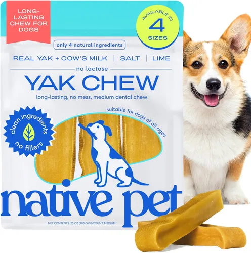 Vista 12 de Native Pet Yak Cheese Himalayan Dog Chews - Palitos dentales de larga duración para razas pequeñas, masticables de yak del Himalaya 100% naturales