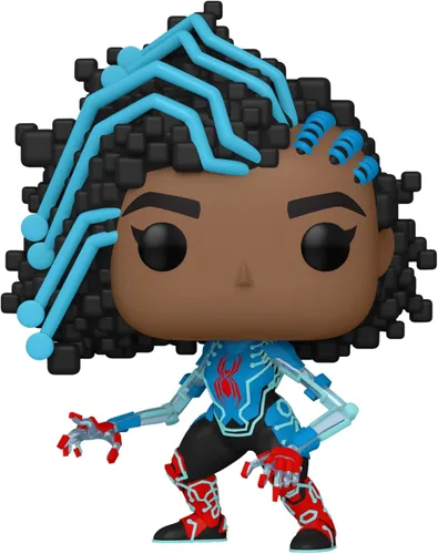 Vista 2 de Funko POP! Vinyl: Spider-Man: Across The Spider-Verse - Spider-Byte - Spider-Man - Figura de vinilo coleccionable - Idea de regalo - Producto
