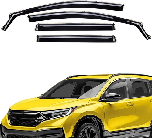 Vista 38 de Deflectores de ventana extra duraderos en canal, viseras de ventana, protectores para la lluvia, para Acura Integra 2023-2026 Hatchback, parasoles