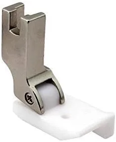 Cutex Prensatelas de costura de cuero con bisagras de teflón y guía derecha (1/8")