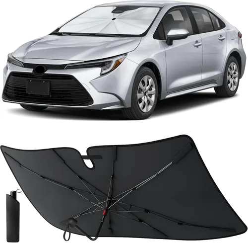 Vista 29 de EcoNour Parasol para parabrisas para Toyota RAV4 2013 2014 2015 2016 2017 2018 Parasol delantero para parabrisas delantero bloqueador de calor UV