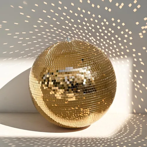 Vista 19 de Yescom Juego de 8 bolas de discoteca de 7/12/16/20/24 pulgadas, bolas de espejo surtidas, decoración de vidrio para colgar para fiestas de los años