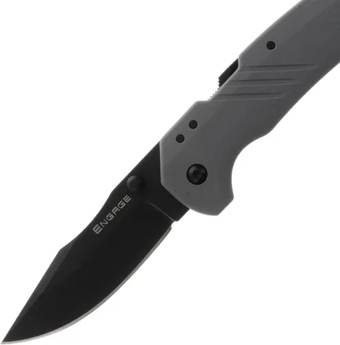 Vista 3 de COLD STEEL Engage AUS10A - Cuchillo plegable táctico con mango de 4.25 pulgadas con cierre Atlas de 3 pulgadas