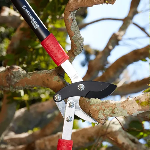 Vista 9 de Haus & Garten PowerPRO Compound Action 29" Bypass Loppers - Use as loppers for tree trimming, branch cutters, heavy-duty garden pruning tree