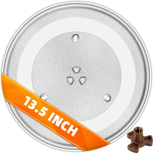 Vista 11 de CalPalmy Plato giratorio de microondas de 12.75" compatible con Whirlpool, Kenmore, LG, GE, Sears, placa de vidrio de 12-3/4", reemplaza el plato
