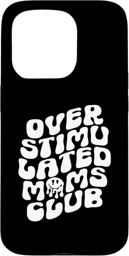 Vista 14 de Groovy Overstimulated Moms Club Funny Trendy Mom Case for iPhone 17