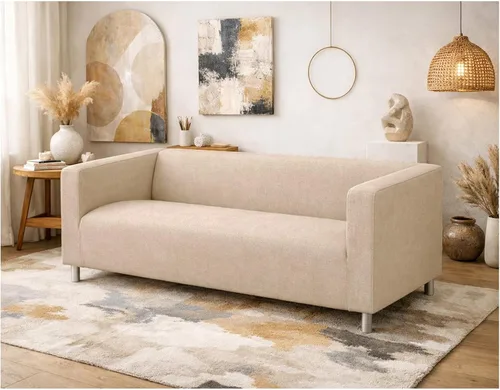 Vista 10 de El repuesto de cubierta para sofá biplaza Klippan está hecho a medida para la funda de Ikea Klippan Loveseat, un repuesto de cubierta de sofá. ¡Solo