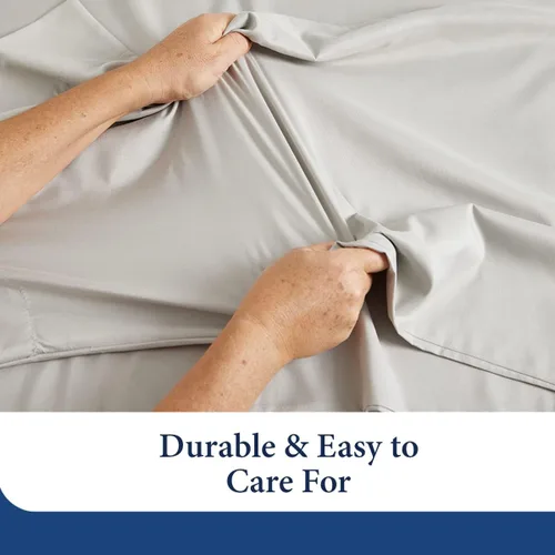 Vista 5 de Cosy House Collection Juego de 2 Fundas de Almohada Premium de Rayón Derivado de Bambú - Ropa de Cama Ultra Suave, Refrescante y Transpirable Crema