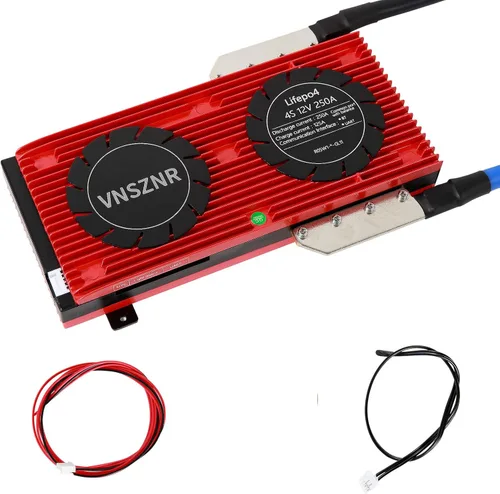 Vista 9 de LiFePO4 BMS 4S 12V 100A Sistema de Gestión de Batería de Fosfato de Hierro de Litio PCB Placa de Protección con Cables de Equilibrio para Paquete