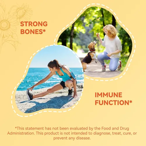 Vista 6 de Cápsulas blandas de suplemento de vitamina D3 K2, vitamina D3 5000 UI y vitamina K2 MK7 200 mcg, soporte para huesos y dientes, fácil de tragar, 120