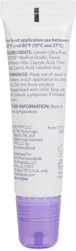 Vista 6 de Dr. Talbot's Lanolin - Bálsamo labial y mejillas para bebé, inspirado naturalmente con Citroganix, sabor a leche de vainilla, 0.35 onzas