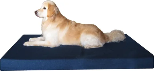 Vista 36 de Dogbed4less Cama ortopédica para perros con espuma viscoelástica para mascotas medianas y grandes, forro impermeable con cubierta externa de nailon